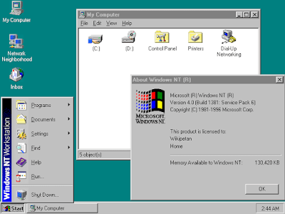 Windows NT 4.0 Display