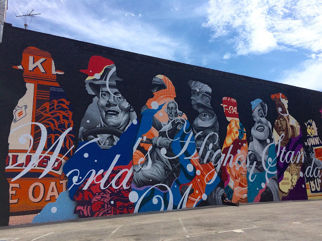 Tristan Eaton was part of the first edition of Pow! Wow! Long Beach which just took place in California.