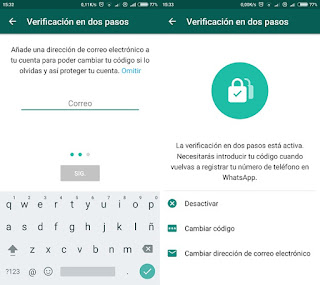 verificacion en dos pasos whatsapp