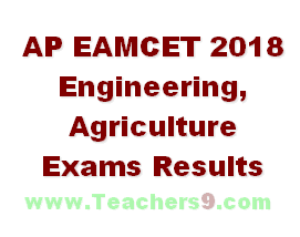 AP EAMCET Results 2018 - Check AP EAMCET Results, Engineering/ Agriculture Rank Card, Merit List, Cutoff Marks @ sche.ap.gov.in