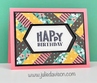 Stampin' Up! Sale-a-Bration Flower & Field Patchwork Cards + VIDEO ~ www.juliedavison.com #stampinup #saleabration #sab2021