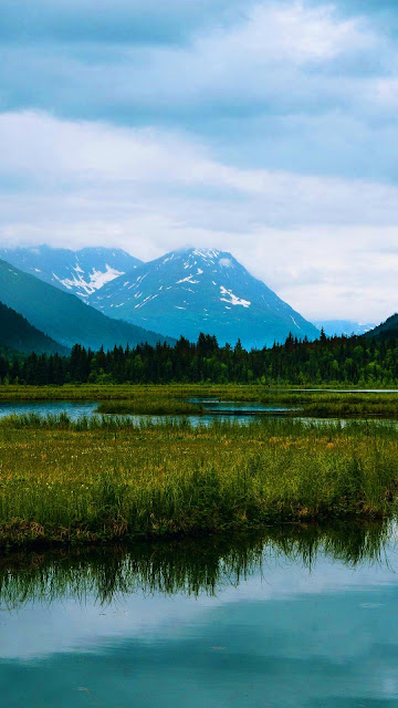 Wallpaper lake, mountains, forest, landscape Wallpaper lake, mountains, forest, landscape