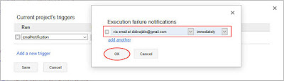 Mengaktifkan Notifikasi Email Google Form ke 2 akun email sekaligus Salah satu kelebihan dari google form adalah tersedianya fasilitas  Mengaktifkan Notifikasi Email Google Form ke 2 akun email sekaligus