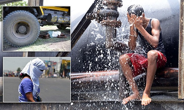 EKSTREM !! Suhu Mencapai 50,6 Derajat Celcius, Masyarakat India Berjuang Melawan Aspal yang Meleleh Dan Suhu EKSTREM ..