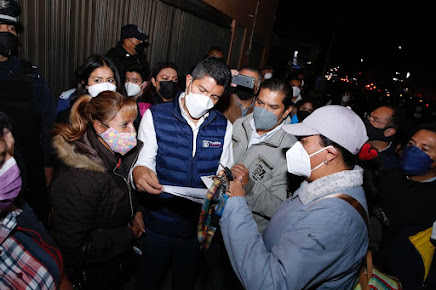 Colonos de San Manuel  se suman a Eduardo Rivera  para trabajar en la seguridad