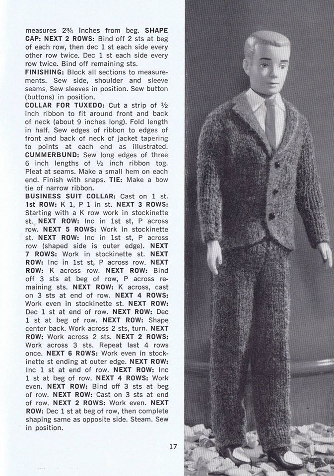 The Vintage Toy Chest Doll Clothes Knitted and Crocheted