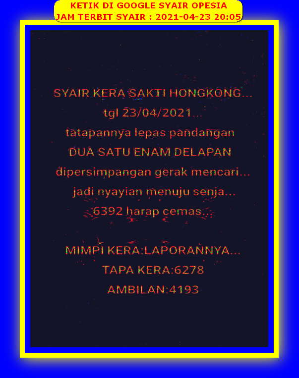 PREDIKSI HK MALAM INI