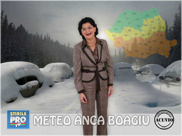 Funny photo Anca Boagiu Meteo