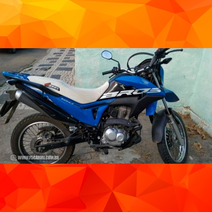  Moto furtada em Missão Velha recuperada em Barbalha, além de um carro em Juazeiro