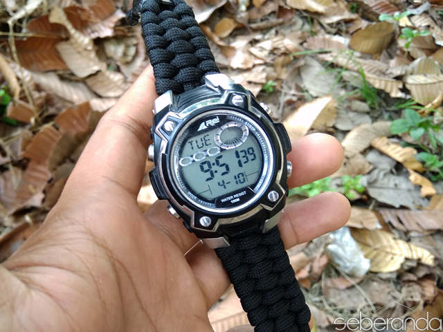 tali gelang strap jam tangan watch paracord diy survival bushcraft pendaki pendakian