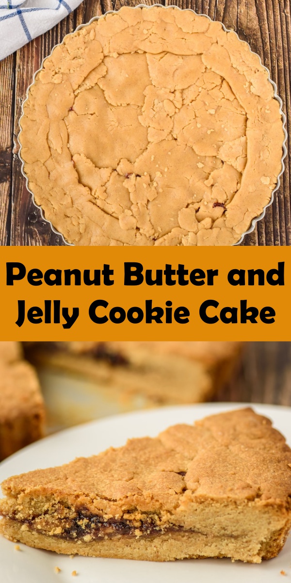 Peanut Butter and Jelly Cookie Cake Cook, Taste, Eat