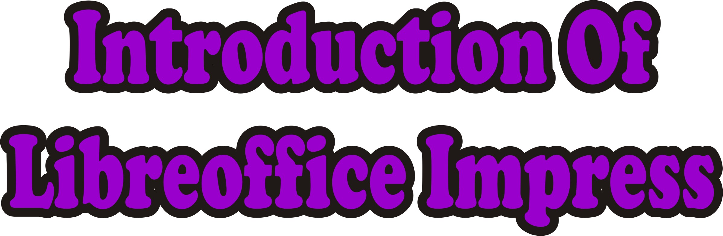 LibreOffice: Introduction to Impress