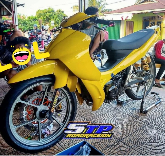 Modifikasi Jupiter Z Warna Kuning Polos, Original, Doff, Metalik, Lemon
