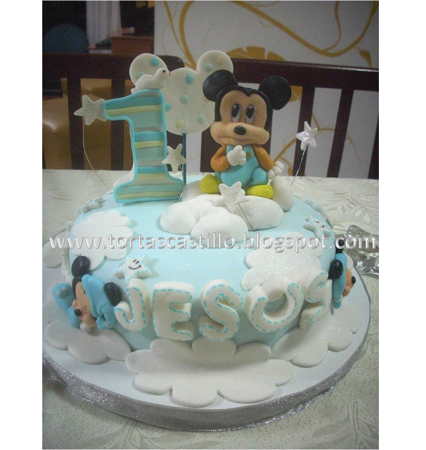 Torta Mickey Bebe 1 Ano Imagui