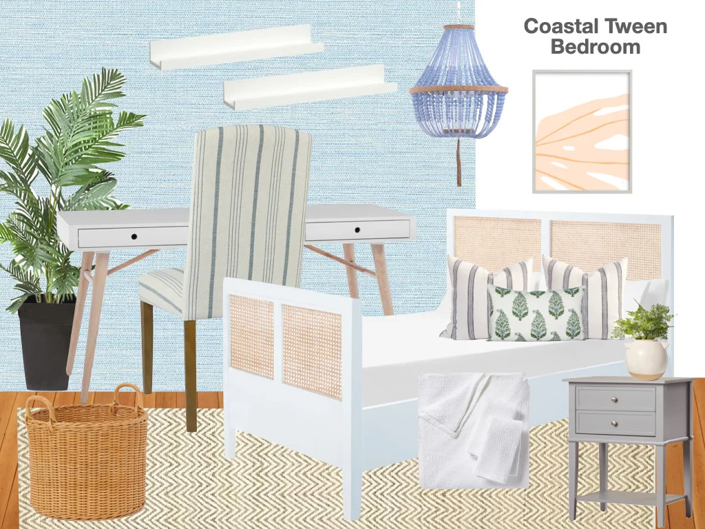 coastal tween bedroom, modern tween bedroom ideas, tween bedroom decor