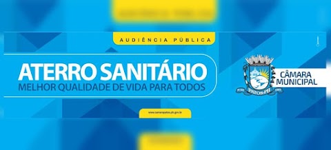 Aterro Sanitário de Patos-PB: Debatido em Audiência Pública