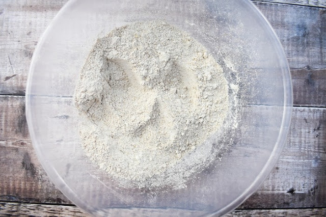 bowl of bread flour