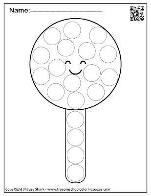 lollipop dot markers free preschool printables for kids to improve fine motor skills