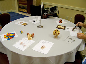 Table in Nob Yoshigahara Puzzle Design Competition Room