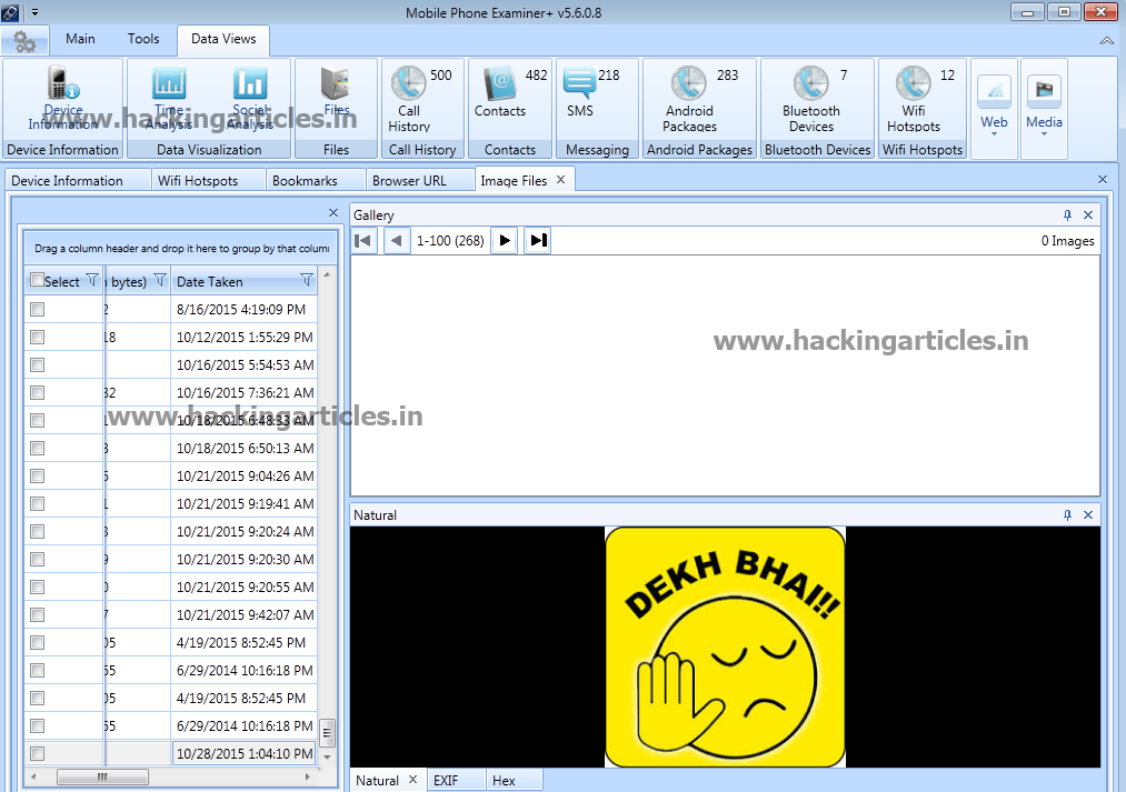 Android Mobile Device Forensics with Mobile Phone Examiner Plus