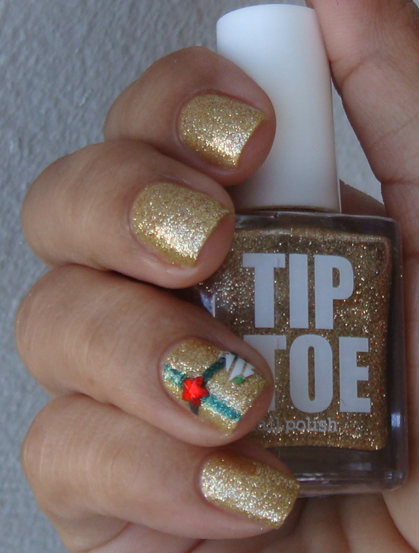 Gold Dust, Tip Toe Nail Polish by Old Navy