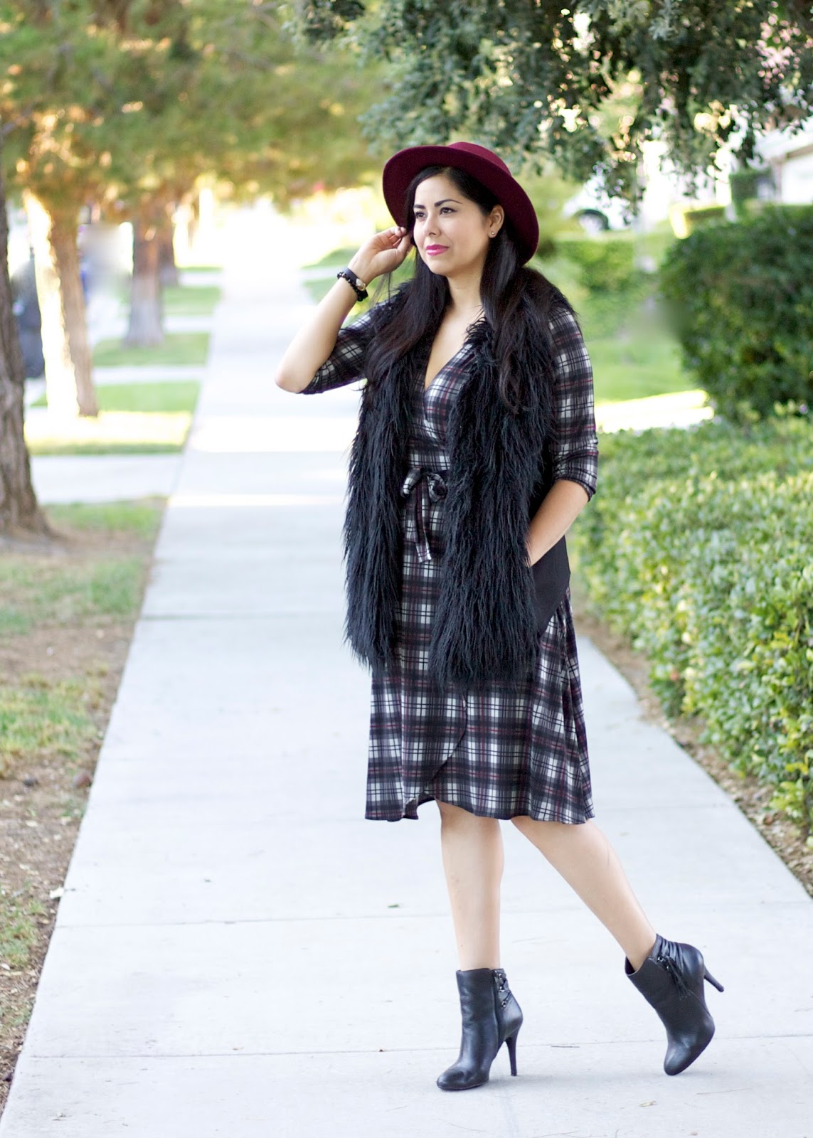 Fall Layers over Plaid