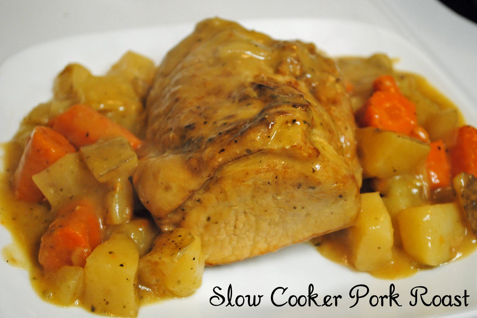 Durfee Family Recipes: Slow Cooker Pork Roast and Vegetables