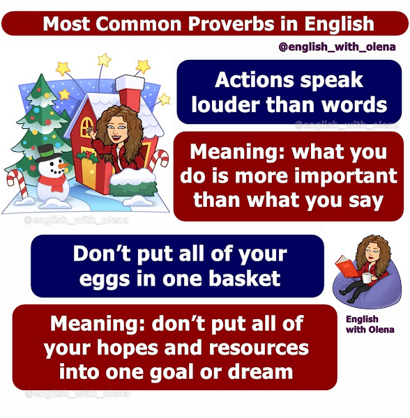 English With Olena Most Common Proverbs In English english-with-olena-most-common-proverbs-in-english