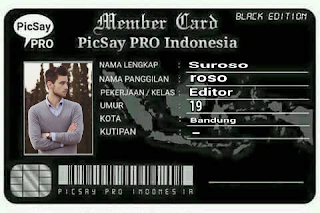 Mentahan Kartu Tanda Editor Indonesia Mockup Fresh