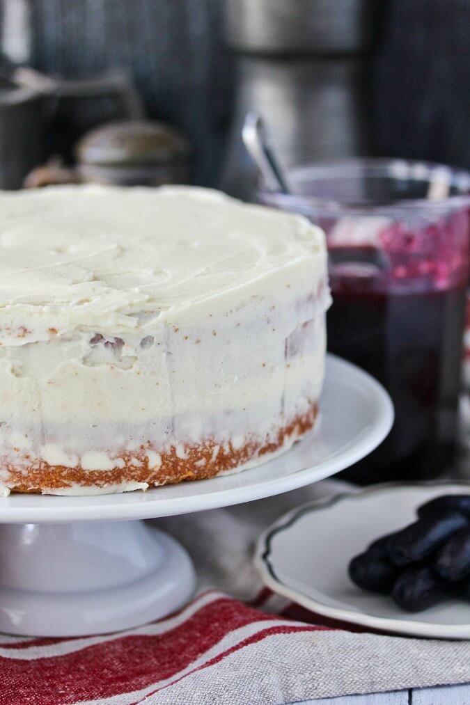 Cardamom Cake with Mulled Wine Jam Karen's Kitchen Stories