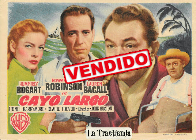 Programa de Cine - Cayo Largo - Humphrey Bogart - Edward G.Robinson - Lauren Bacall