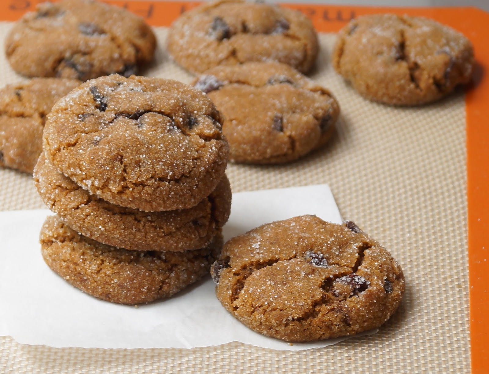 Not Just Grilled Cheese Molasses Cookies