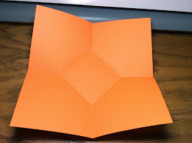 Papercrafts and other fun things: An Origami Square Card with a Diamond ...