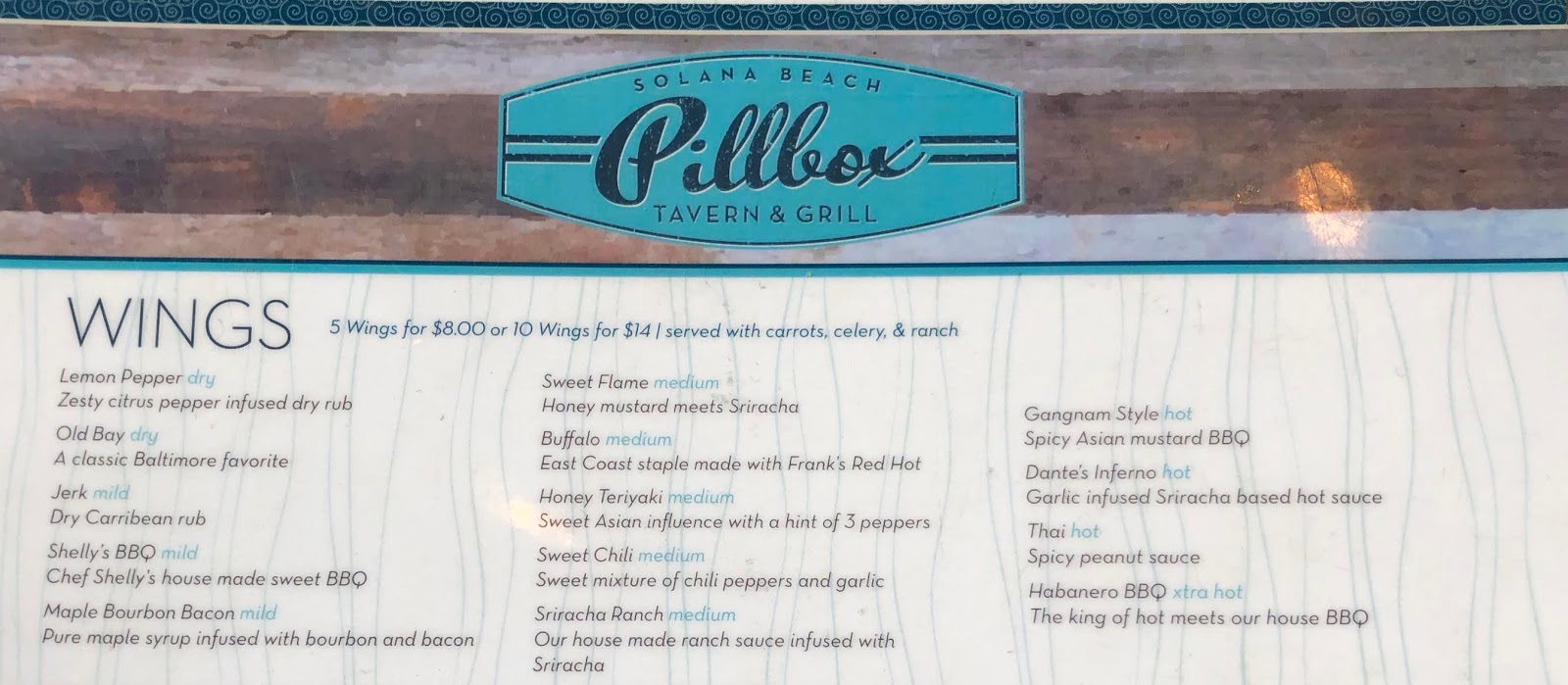 GREAT EATS HAWAII PILLBOX TAVERN AND CAFE SOLANA BEACH, CA