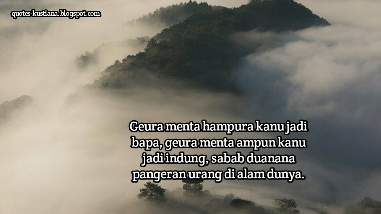 18 Sajak Sunda Pepeling Diri : Pepeling Sunda Sedih Bikin Merinding