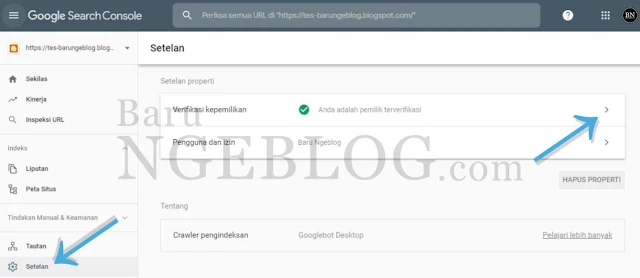 Cara Mudah Mendaftarkan Blog ke Google Search Console beserta Fungsinya