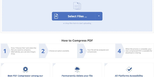 how to compress pdf files