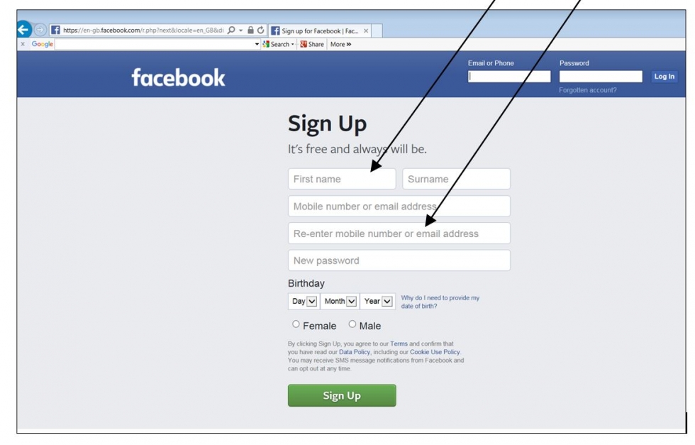 Facebook Lite Login Sign up Facebook Helper Blog