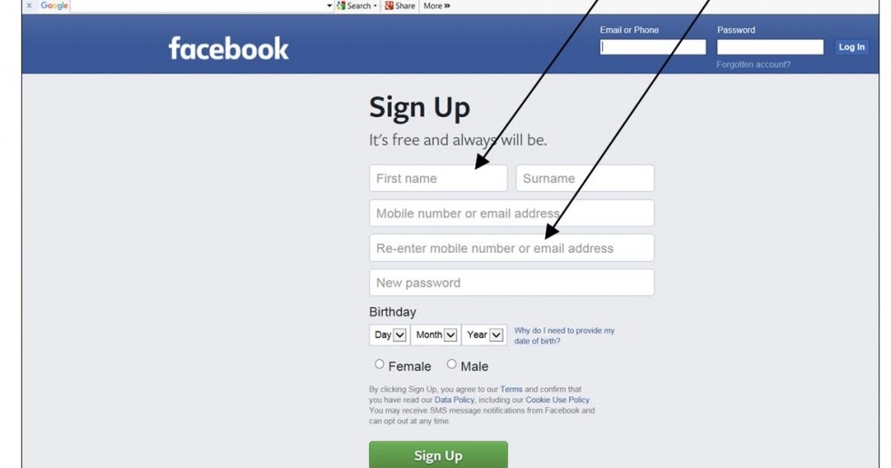 Facebook Lite Login Sign up Facebook Helper Blog