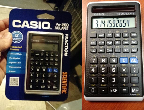 Eddie's Math and Calculator Blog: Review: Casio fx-260 Solar II (fx-82