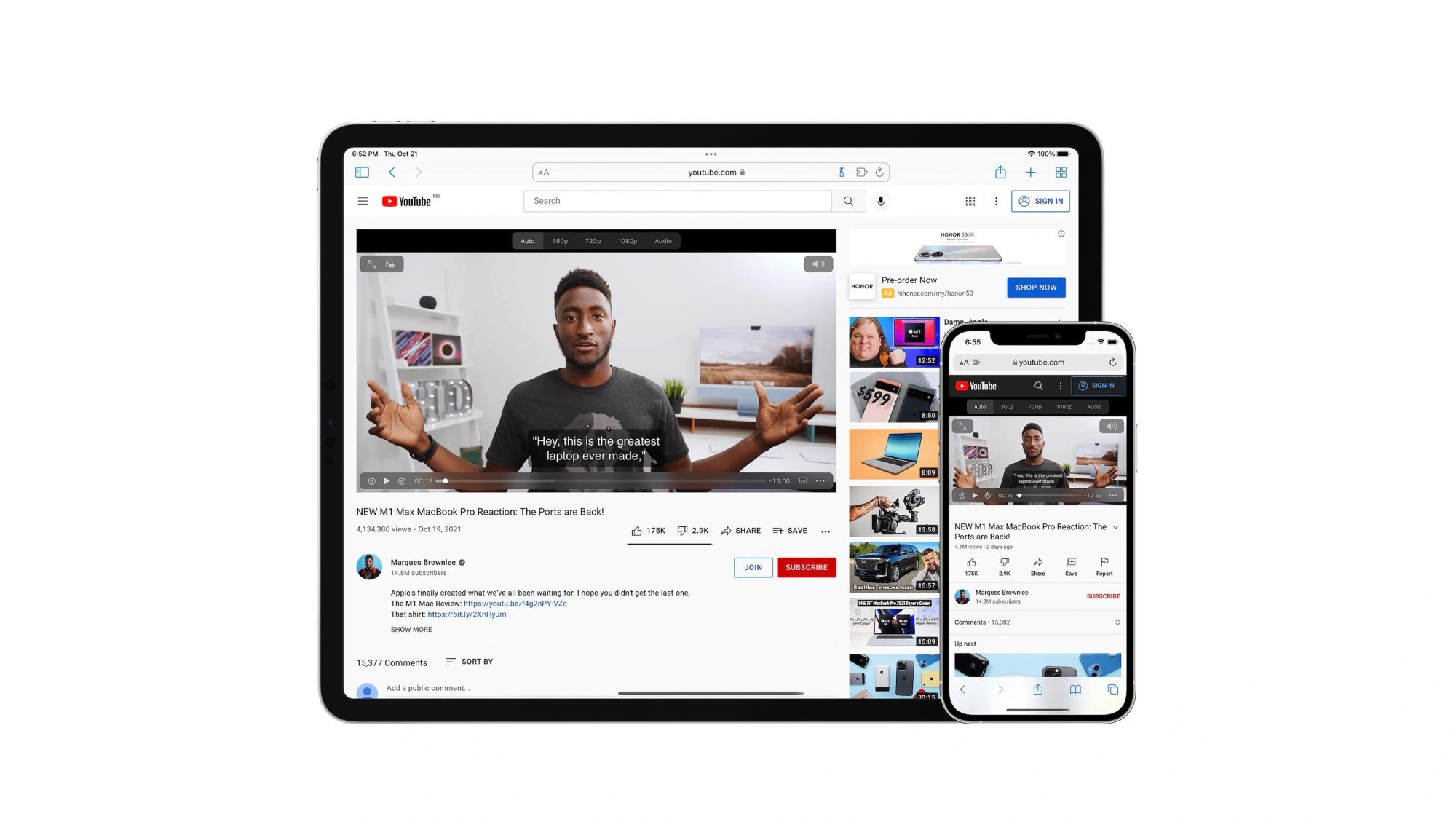Ekstensi Safari Menghadirkan PictureinPicture YouTube ke Semua