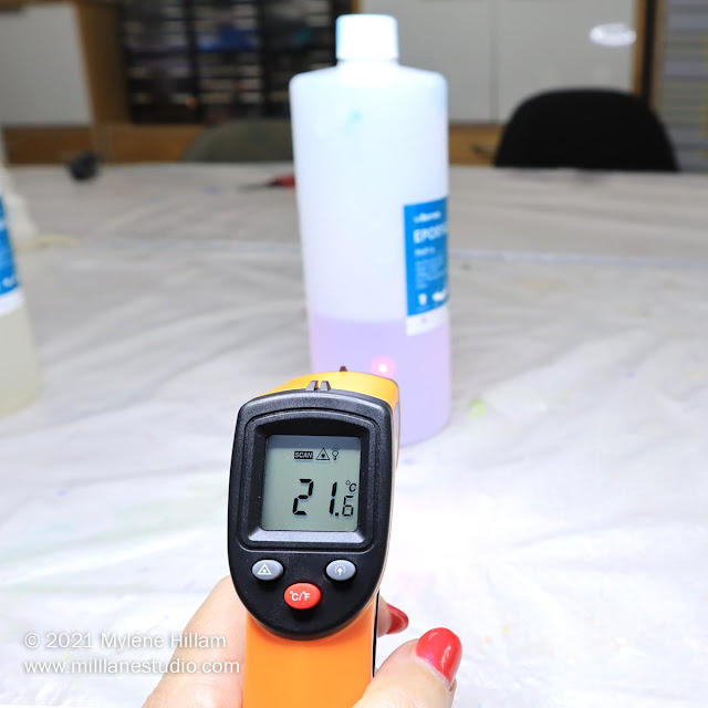 How to Work with Resin in Cold Weather Mill Lane Studio