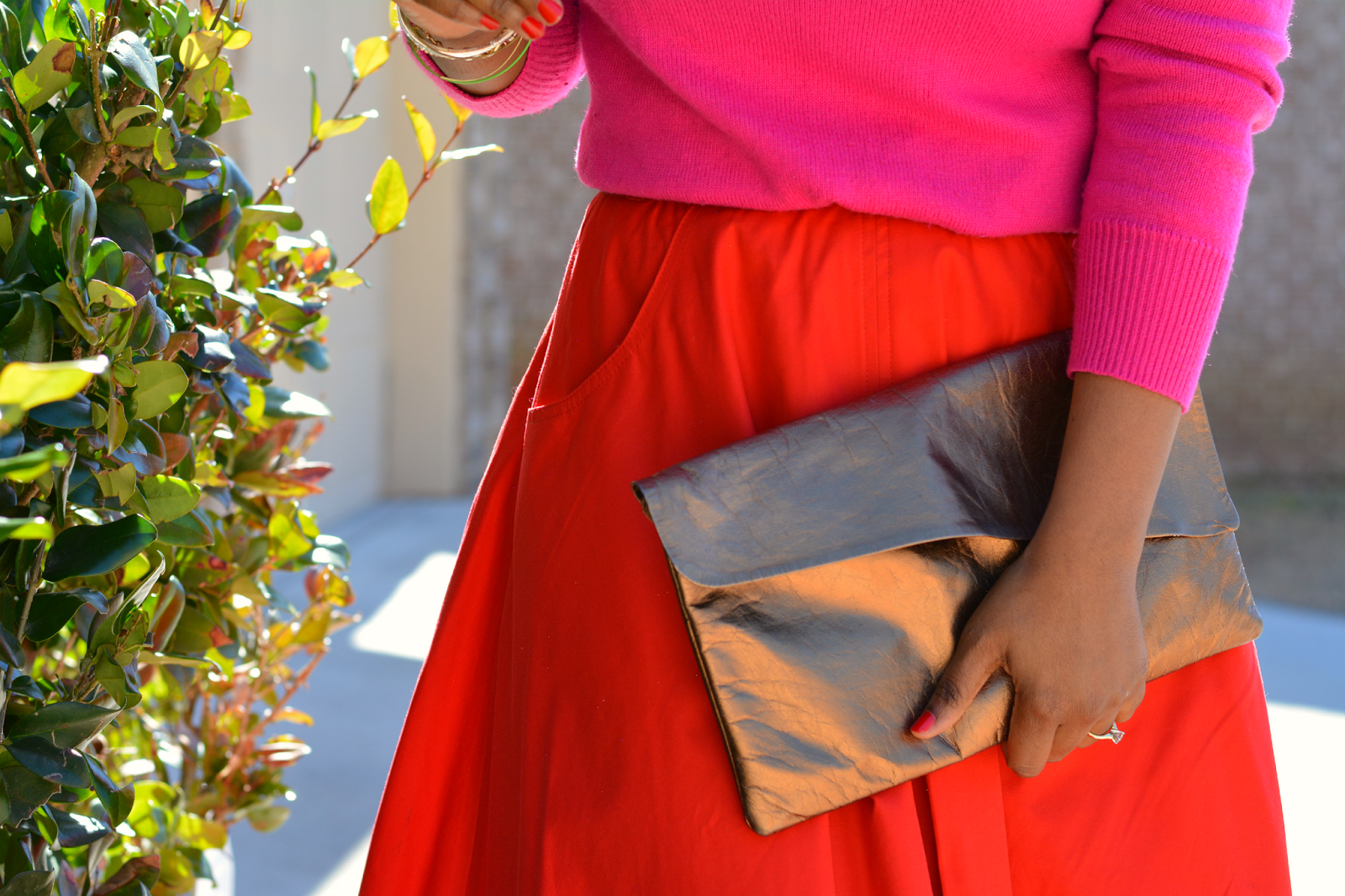 pinterest pink red outfit