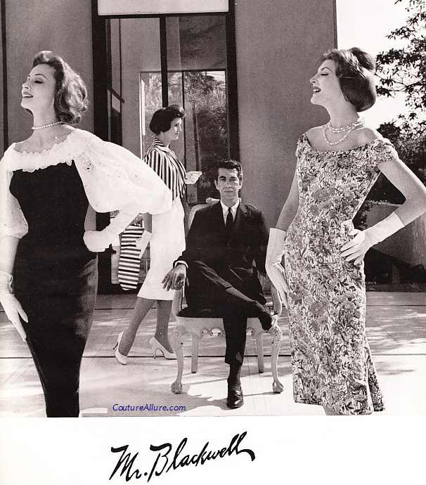 Couture Allure Vintage Fashion Mr. Blackwell Dresses, 1960