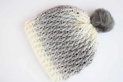 1 - Crochet Imagen Gorro gris a crochet y ganchillo muy fácil y sencillo por Majovel Crochet