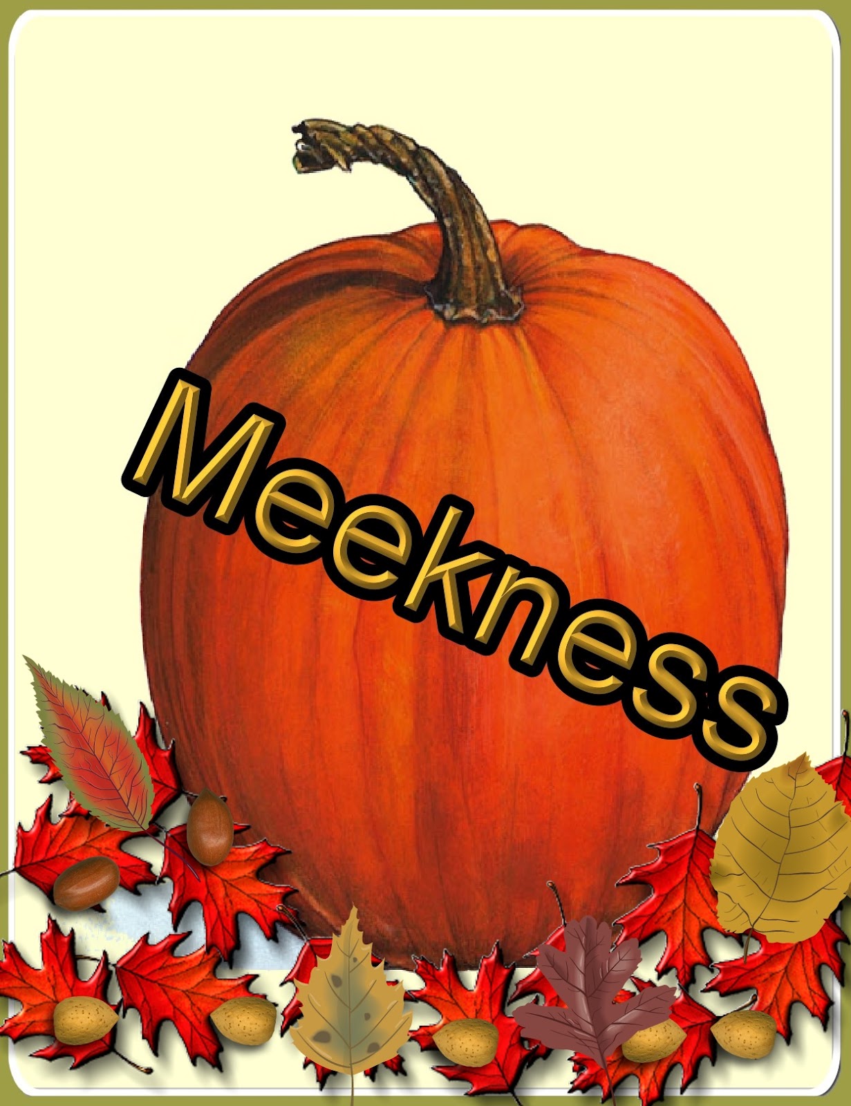 Harvest Blessing In My Treasure Box: If Life Were A Pumpkin Patch