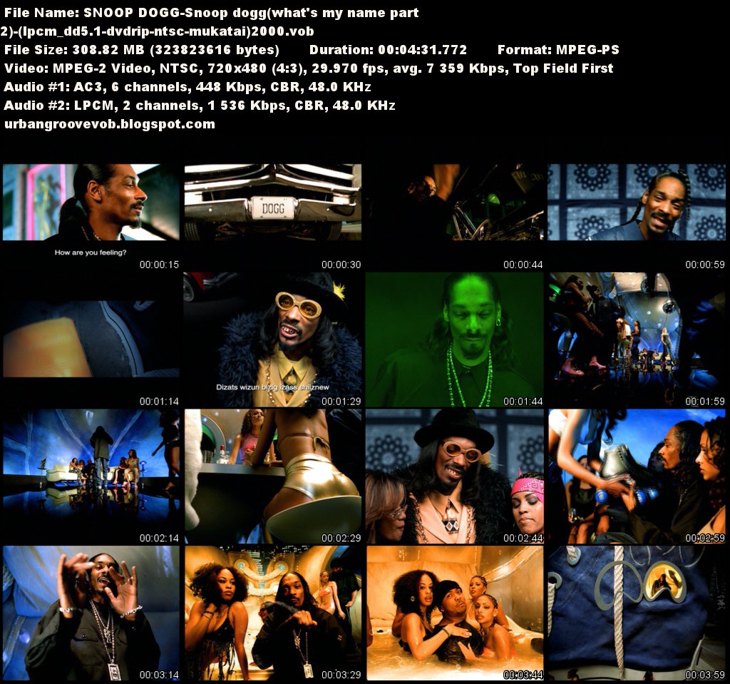 Urban Groove Vob Collection Snoop Dogg Snoop Dogg(What