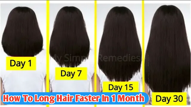 how to grow hair faster in a month?