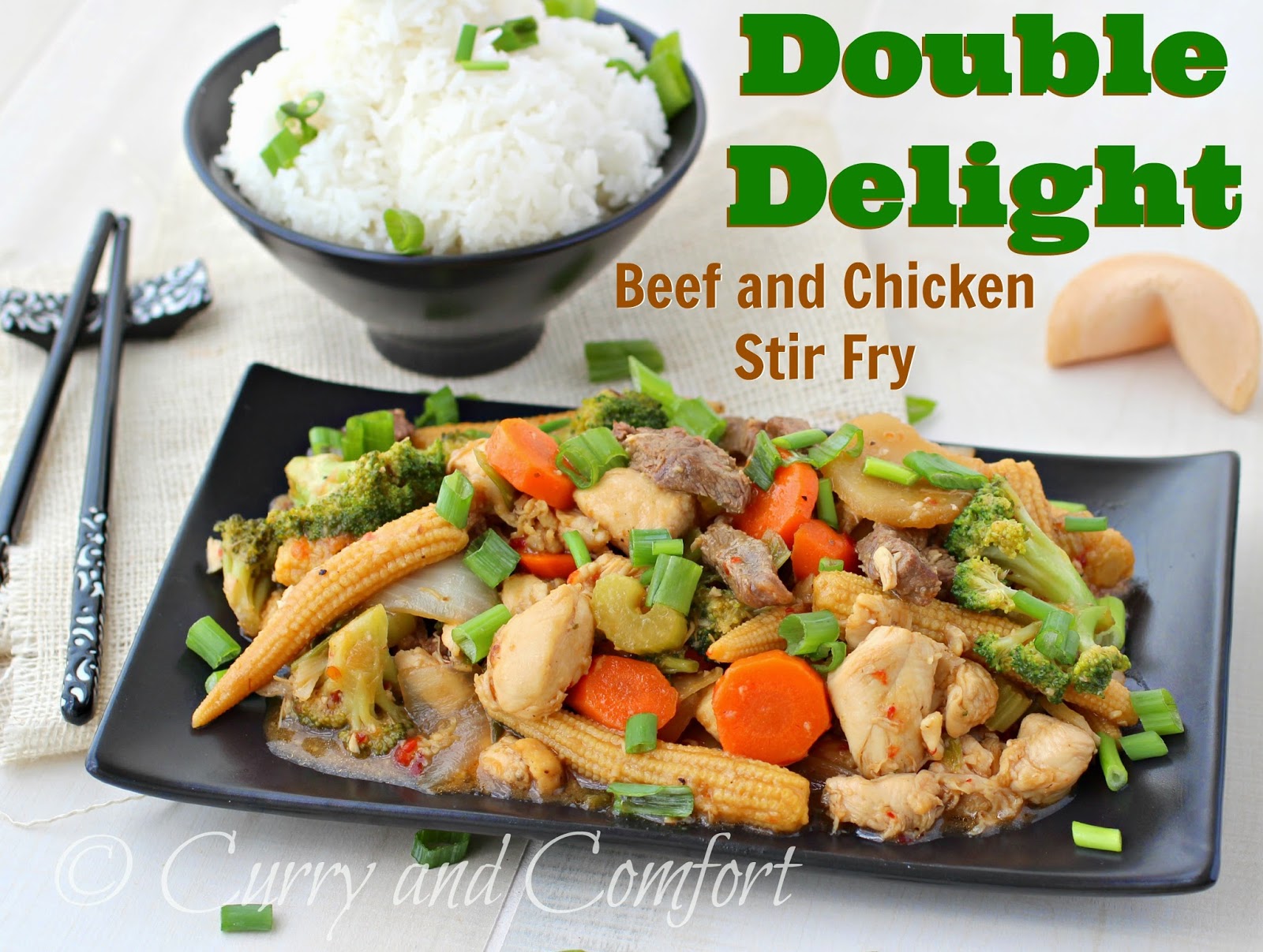 Kitchen Simmer: Double Delight Chicken and Beef Stir Fry