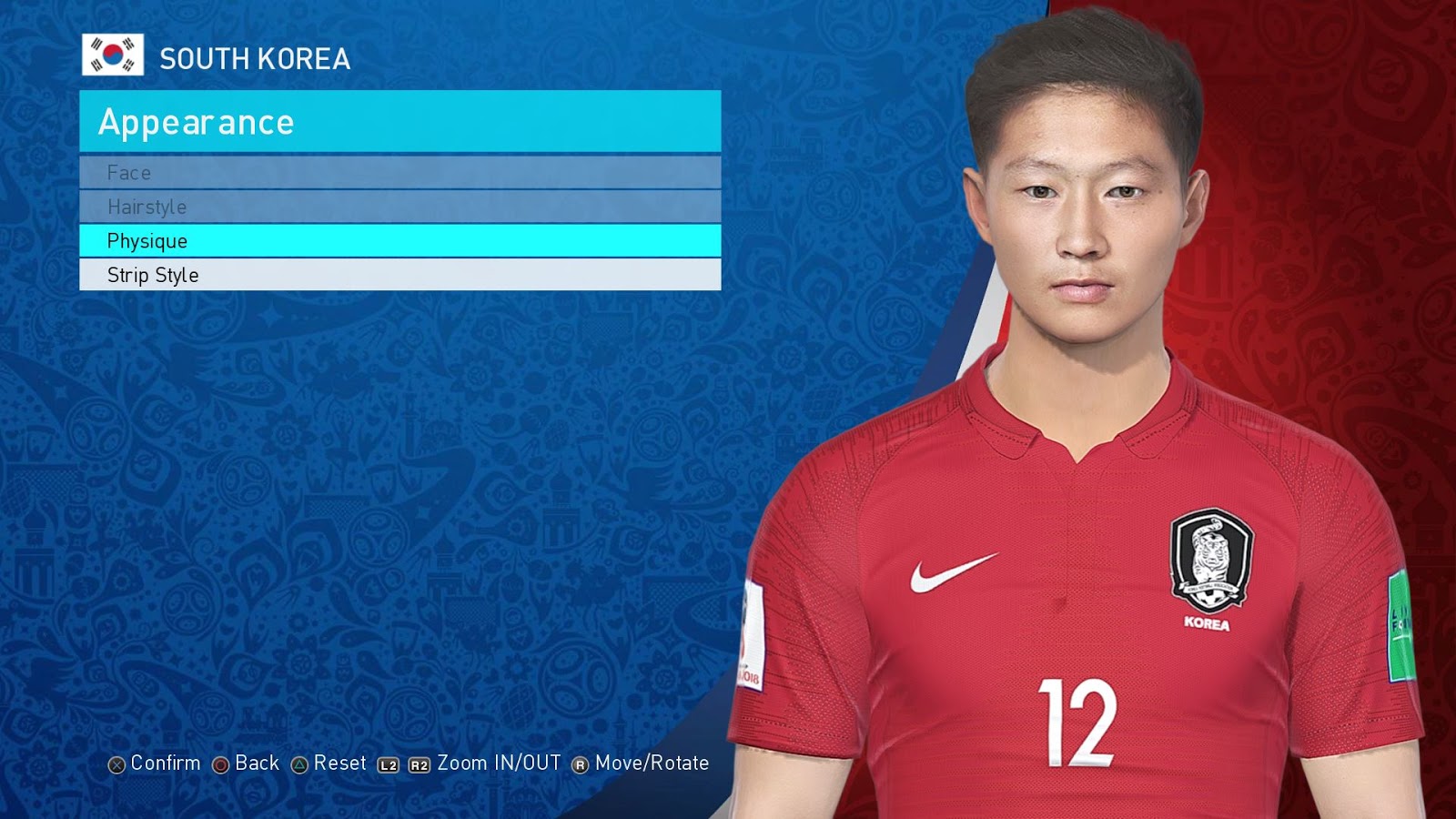 pesmodif PES 2018 Lee Kang In (South Korean) face by Facemaker VN HUY BUI